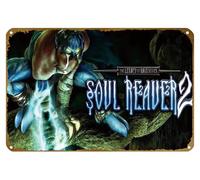 KNIOIL Poster vintage Legacy of Kain : Soul Reaver 2 en métal avec logo familial, club, bar, café, chambre à coucher, décoration murale, cadeau 20,3 x 30,5 cm