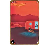 KNIOIL Puscifer Affiche de film vintage en métal avec logo « What is... » - Décoration murale - Cadeau - 20,3 x 30,5 cm