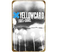 KNIOIL Yellowcard Affiche de film vintage en métal avec logo « The Making of Lights and Sounds » - Décoration murale - Cadeau - 20,3 x 30,5 cm