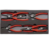 Knipex Jeu de pinces de précision pour circlips sur plateaux en mousse 00 20 01 V02