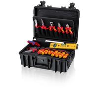 KNIPEX 00 21 34 HL S2 Mallette à outils « Robust23 Start » Électro 24 outils