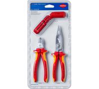KNIPEX 00 31 30 BK V01 Set d'installation électrique 1 x 13 86 200, 1 x 16 95 01 SB, 1 x 70 06 160