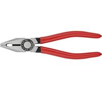 Knipex Pince universelle 03 01 180 – 180 mm, poignées gainées en plastique, tête polie, DIN ISO 5746