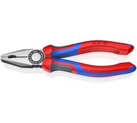 KNIPEX 03 02 180 Pince universelle avec poignées Confort atramentisée noire 180 mm