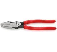 KNIPEX 09 11 240 Pince combinée de force "Lineman's Pliers" modèle américain recouvert de plastique antidérapant noir atramenté 240 mm