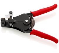 Knipex Pince à dénuder avec couteaux de forme noire laquée, gainées en plastique 180 mm 12 11 180 EAN