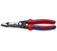 KNIPEX 13 72 200 ME Pince électrique 5 en 1 modèle métrique avec gaines bi-matière noire atramentisée 200 mm