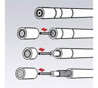 Knipex 16 60 05 pince à dénuder Noir
