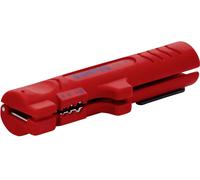 Knipex 16 64 125 SB 16 64 125 SB Dénudeur de câble adapté pour Câble plat, câbles ronds, câbles pour pièces humides 4 à 13 mm 0.8 à 2.5 mm²
