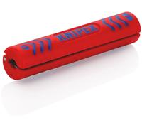 Knipex 166-0100SB Dénudeur de câble 100mm D:4.0-7.5mm, rond 3x0.75, rouge
