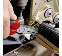 Knipex 20 01 180 pour lélectronique et la mécanique de précision Pince à becs plats droite Acier magnétique Chrome-Vanadium 180 mm