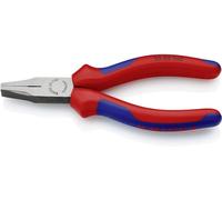 Knipex Pince à becs plats noire atramentisée, avec gaines bi-matière 140 mm 20 02 140