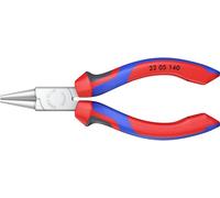 Knipex Pince à bouts ronds droite 22 05 140 – électronique & mécanique – Chrome-Vanadium 140 mm