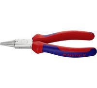 Knipex Pince à becs ronds chromée, avec gaines bi-matière 160 mm 22 05 160