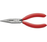 Knipex 25 01 140 pour lélectronique et la mécanique de précision Pince plate à becs ronds droite Acier électrique Vanadium 140 mm