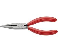Knipex 25 01 140 pour l'électronique et la mécanique de précision Pince plate à becs ronds droite Acier électrique Vanadium 140 mm