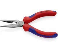Knipex 25 02 140 pour l'électronique et la mécanique de précision Pince plate à becs ronds droite Acier électrique Vanadium 140 mm