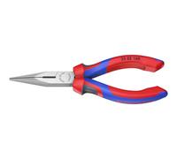 Knipex 25 02 160 pour l'électronique et la mécanique de précision Pince plate à becs ronds droite Acier électrique Vanadium 160 mm