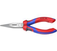 Knipex 25 02 160 pour lélectronique et la mécanique de précision Pince plate à becs ronds droite Acier électrique Vanadium 160 mm