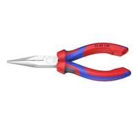 Knipex KNIPEX Pince à becs demi-ronds, droite, chromée, avec gaine 160 mm Quantité:1