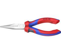 Knipex KNIPEX Pince à becs demi-ronds, droite, chromée, avec gaine 160 mm Quantité:1
