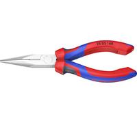 Knipex 25 05 160 pour l'électronique et la mécanique de précision Pince plate à becs ronds droite Acier électrique Vanadium 160 mm