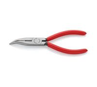 KNIPEX 25 21 160 Flachrundzange mit Schneide (Radiozange) schwarz atramentiert 160 mm Quantité:1