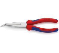 Knipex Pince demi-ronde avec tranchant (pince bec de cigogne) chromée, avec gaines bi-matière 200 mm 26 25 200