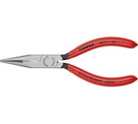 Knipex 30 21 140 pour lélectronique et la mécanique de précision Pince plate à becs ronds droite Acier magnétique Chrome-Vanadium 140 mm