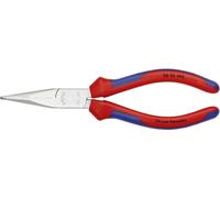 Knipex 30 25 190 pour l'atelier Pince plate à becs ronds droite Acier magnétique Chrome-Vanadium 190 mm
