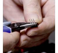 Knipex 34 22 130 pour l'électronique et la mécanique de précision Pince plate à