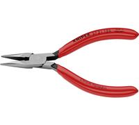 Knipex 37 31 125 pour lélectronique et la mécanique de précision Pince plate à becs ronds droite Acier à outils 125 mm