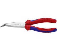 Knipex 38 25 200 pour l'électronique et la mécanique de précision Pince plate à becs ronds coudée à 40° 200 mm