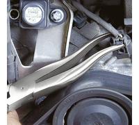Knipex 38 31 200 pour l'électronique et la mécanique de précision Pince plate à becs ronds droite Acier électrique Vanadium 200 mm