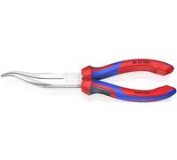 Knipex 38 35 200 pour lélectronique et la mécanique de précision Pince plate à becs ronds droite Acier électrique Vanadium 200 mm