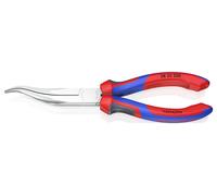 Knipex 38 35 200 pour l'électronique et la mécanique de précision Pince plate à becs ronds droite Acier électrique Vanadium 200 mm