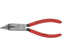 Knipex 38 71 200 pour lélectronique et la mécanique de précision Pince plate à becs ronds coudée à 70° Acier électrique Vanadium 200 mm