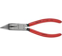 Knipex 38 71 200 pour l'électronique et la mécanique de précision Pince plate à becs ronds coudée à 70° 200 mm