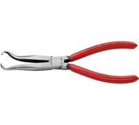 Knipex 38 91 200 pour l'électronique et la mécanique de précision Pince plate à becs ronds coudée à 45° 200 mm