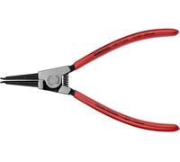 Knipex Pince pour circlips pour colliers d'étranglement d'arbre gainées en plastique 180 mm, 46 11 G4