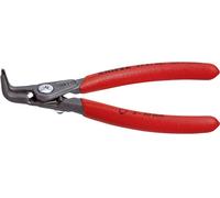 KNIPEX Pince de précision pour Circlips DIN5254 B - Arbre: 3-10mm -Pointes:0,9mm; Coudées à 90° - Longueur : 130 mm- Protection Contre Distorsion - Réglage par vis à six pans creux; - 49 41 A01