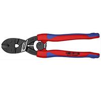 KNIPEX 71 12 200 CoBolt Coupe-boulons compacts noirs atramentisés avec poignées multi-composants fines 200 mm