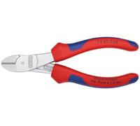Pince coupante diagonale à forte démultiplication avec facette Knipex 74 05 140 140 mm 1 pc(s)