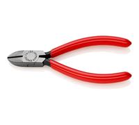 KNIPEX 76 01 125 Pince coupante diagonale pour électromécaniciens recouverte de plastique noir atramenté 125 mm