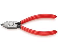 Knipex Pince coupante de côté pour électromécanicien noire atramentisée, gainées en plastique 125 mm 76 81 125
