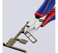 Knipex Pinces coupantes de côté pour l’électronique, Avec charnière entrepassée Knipex Quantité:1