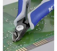 Knipex 79 22 120 pour l'électronique et la mécanique de précision Pince coupante diagonale sans facette 120 mm