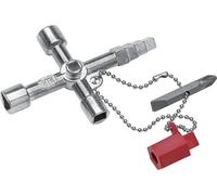 Knipex 00 11 04 Clé pour armoires de contrôle et boîtiers