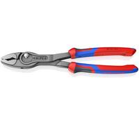 KNIPEX 82 02 250 TwinGrip Pince de Préhension Frontale et Latérale avec Poignées Comfortables Grise Atramentisée 250 mm