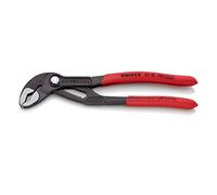 KNIPEX 8701180 Pince multiprise Cobra avec poignées gainées en plastique, 180 mm, tête polie, 30 mm (Import Allemagne)